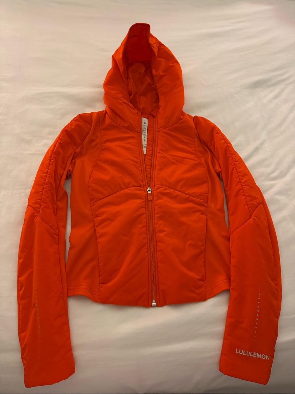 Lululemon Push Your Pace Jacket in Solar Orange